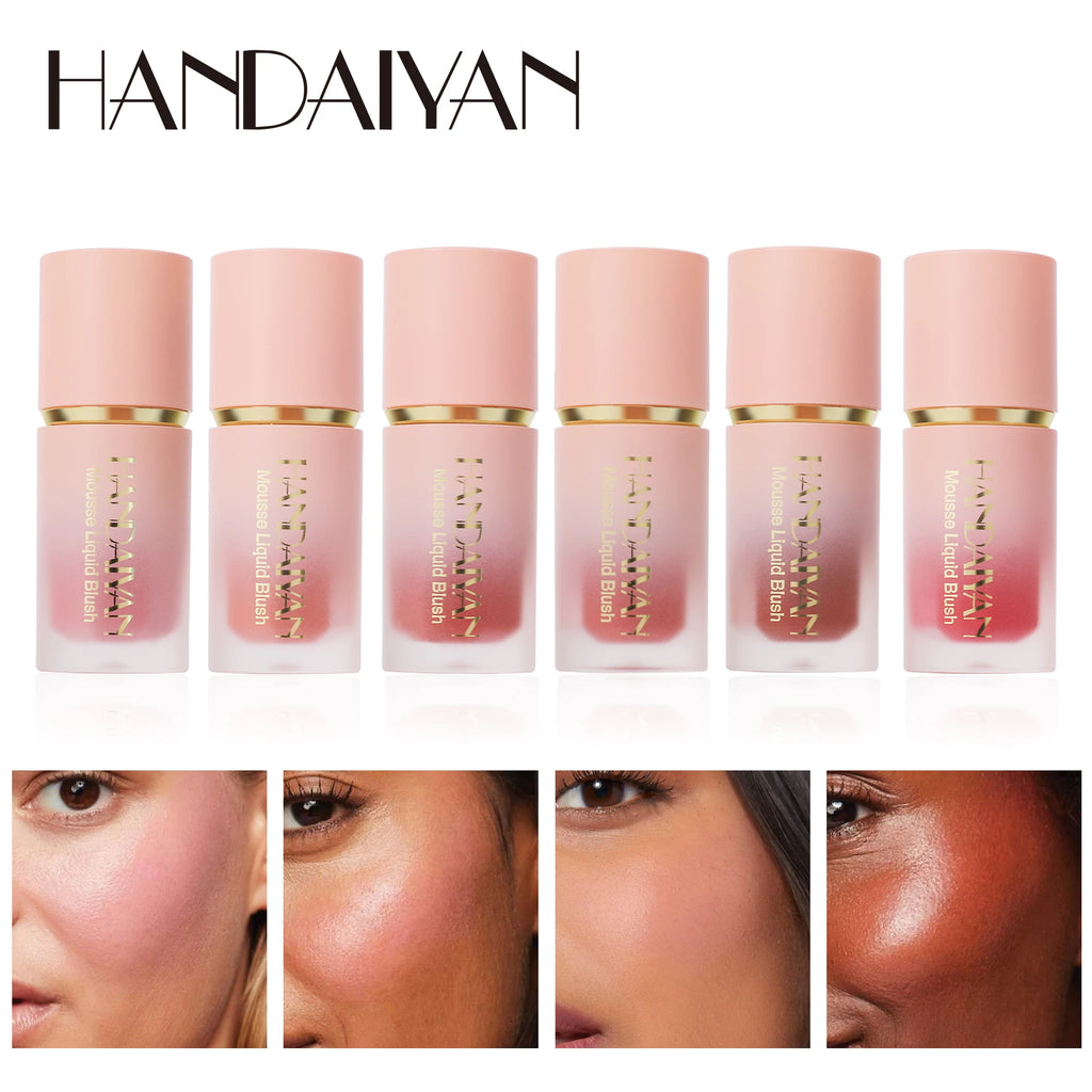 HANDAIYAN 6-Color Matte Liquid Blush