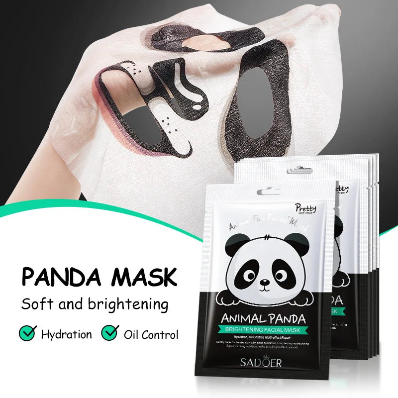 10pcs Panda Brightening Face Masks