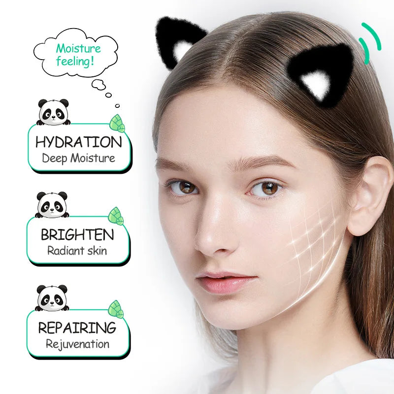 10pcs Panda Brightening Face Masks