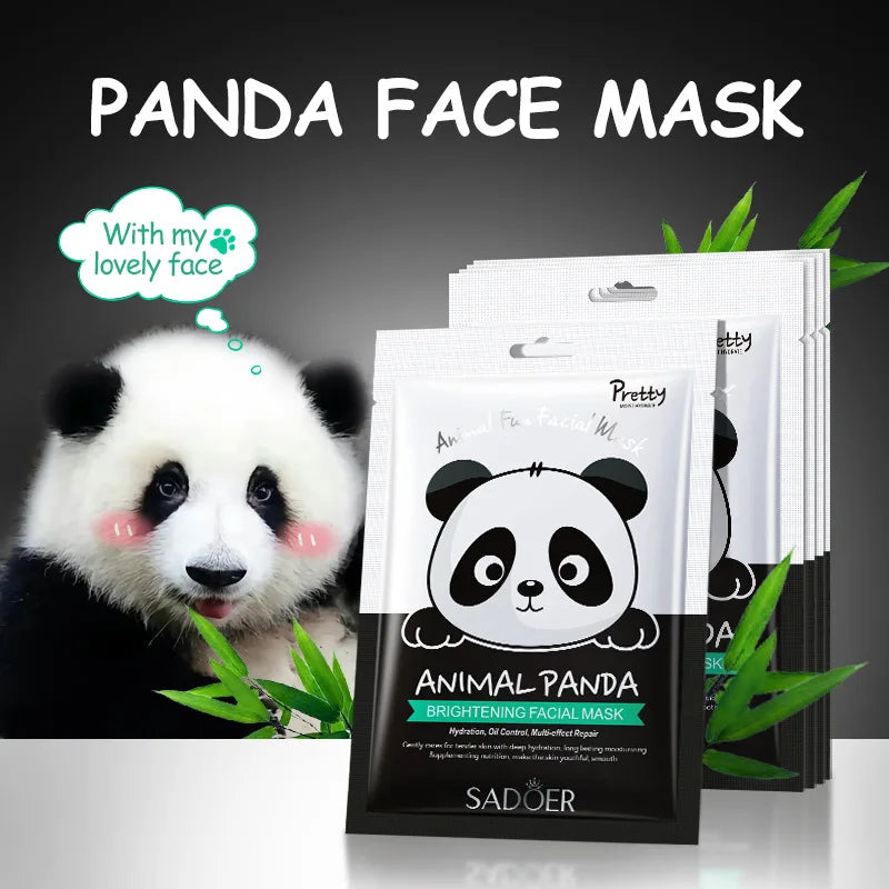 10pcs Panda Brightening Face Masks